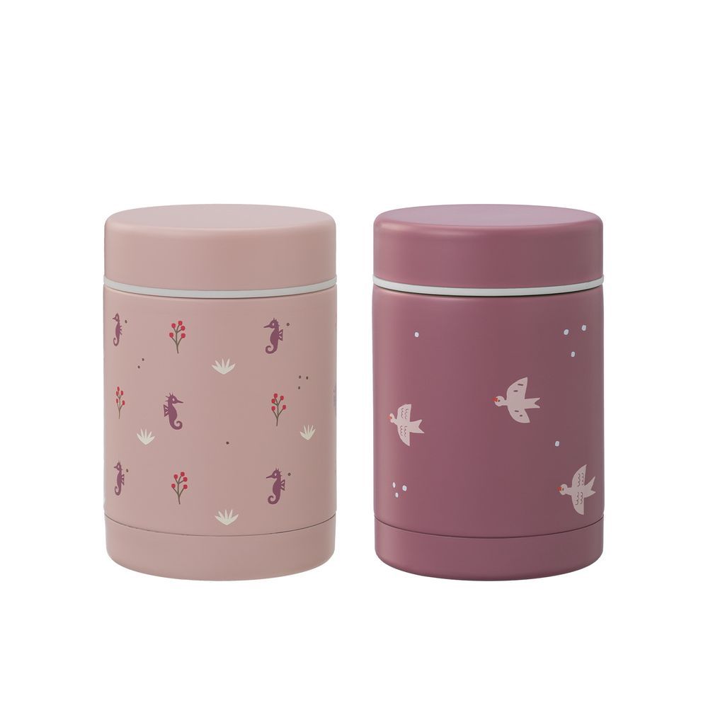 Fresk - Food Jar Duo - Seahorse and Swallow - 2 Pcs