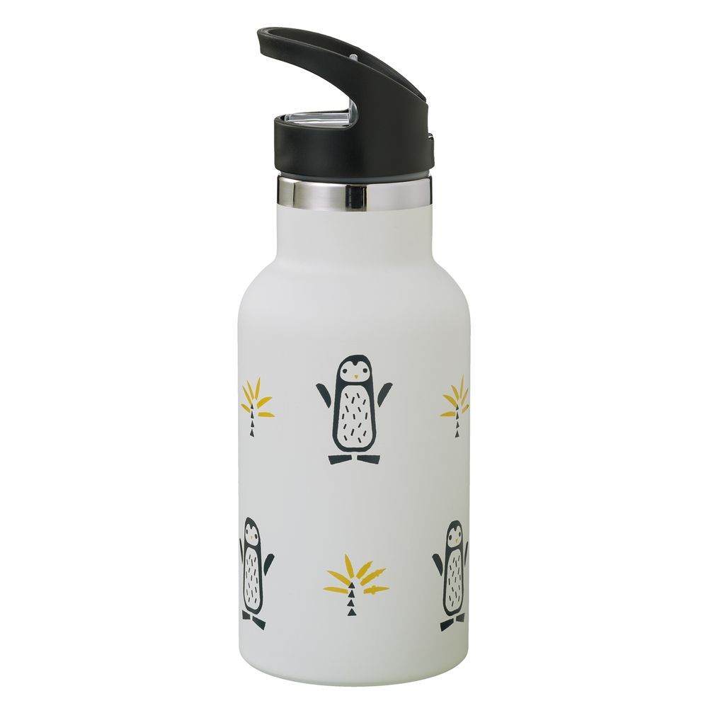 Fresk - Insulated Water Bottle - Penguin - 2 Lids - 350ml