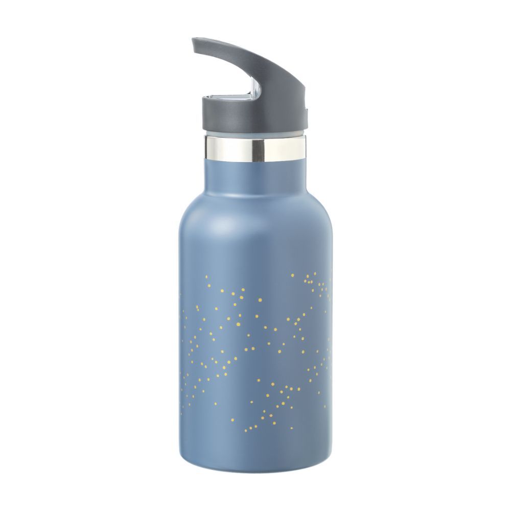 Fresk - Insulated Water Bottle - Dots Indigo - 2 Lids - 350ml