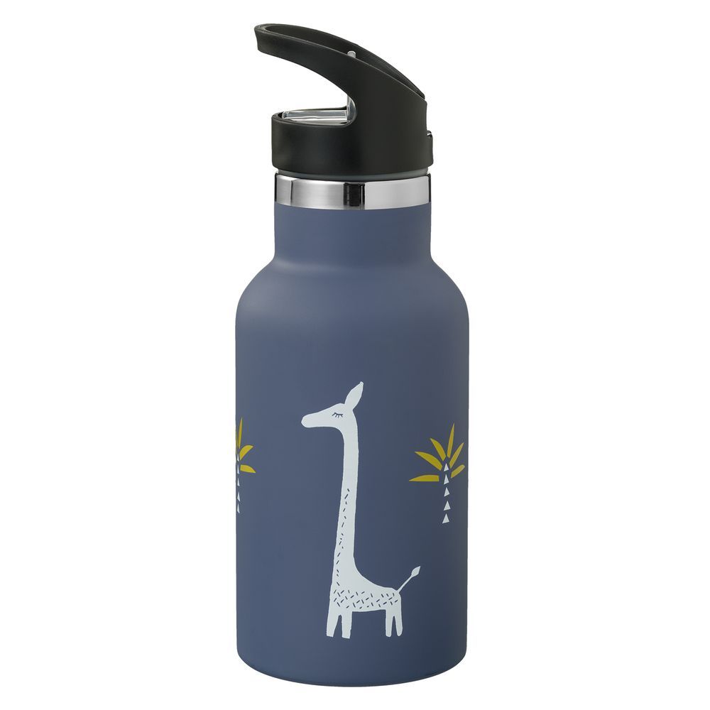 Fresk - Insulated Water Bottle - Giraffe - 2 Lids - 350ml