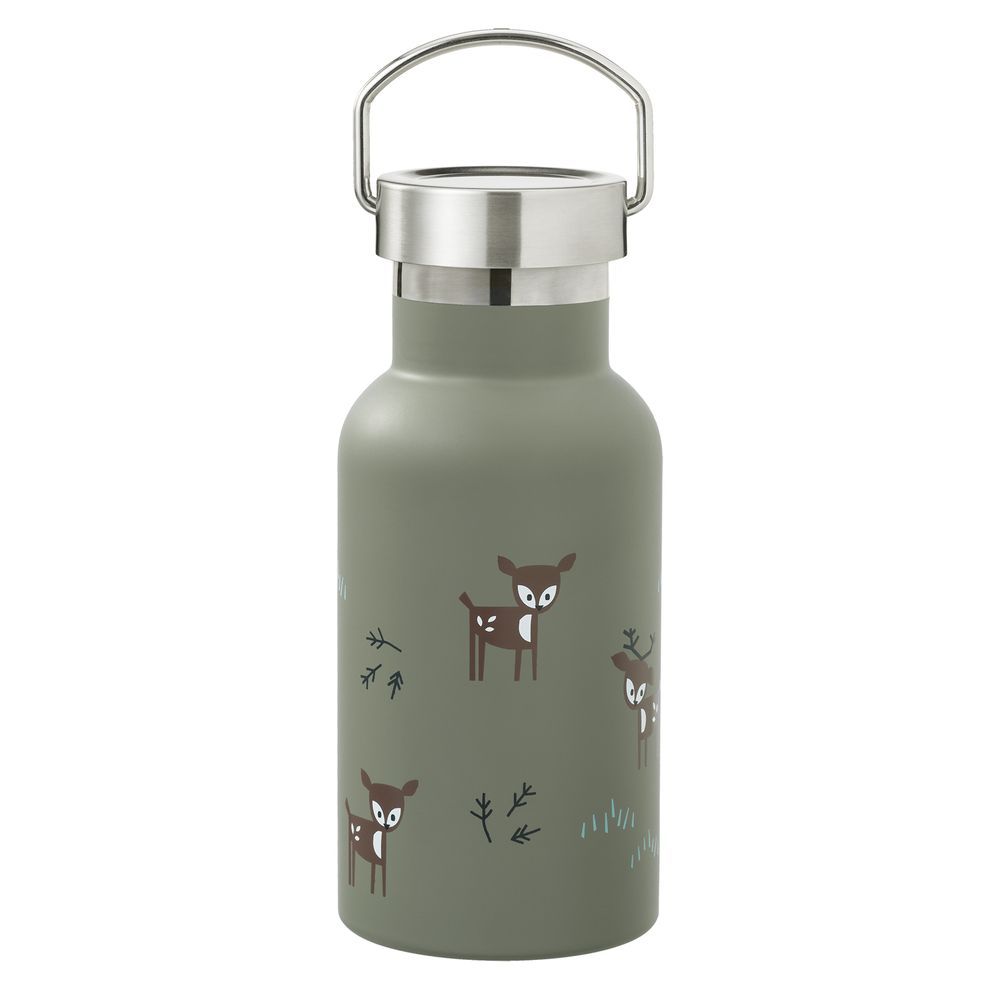 Fresk - Insulated Water Bottle - Deer - 2 Lids - 350ml