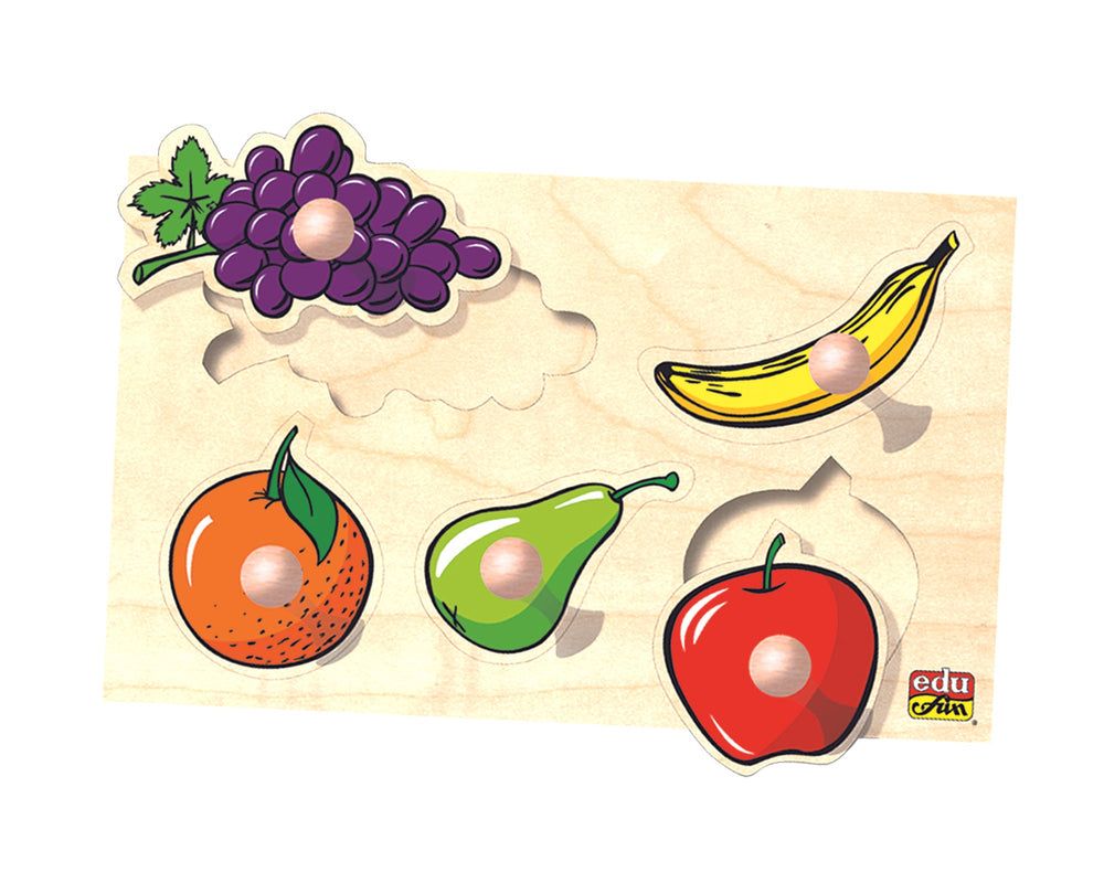 Edu Fun - Big Knob Fruit Puzzle - 6pcs