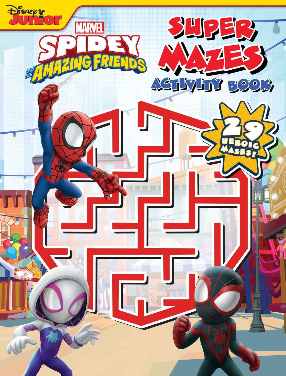 Spidey And His Amazing Friends Mazes Book