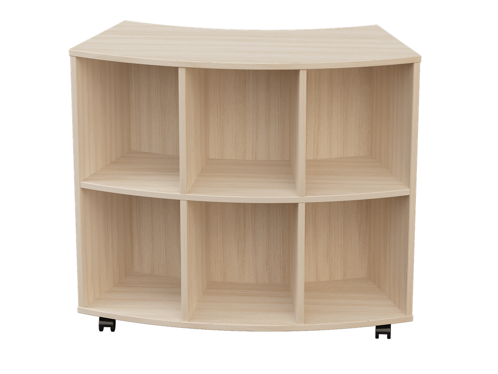 Edu Fun - Curved Storage Units Box - Woody