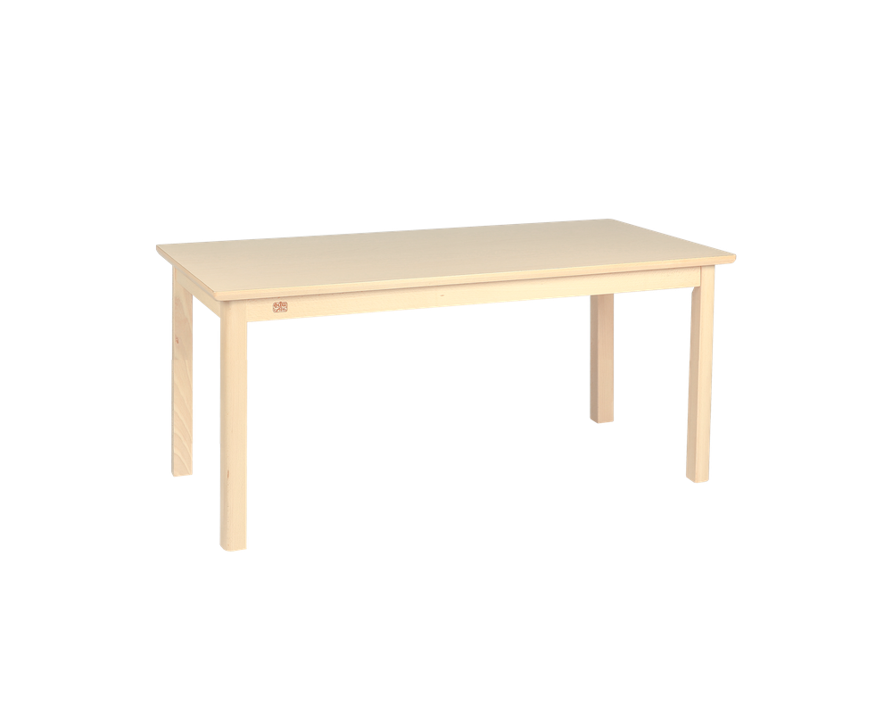 Edu Fun - Elegance Rectangular Table With 4 Legs Set - 59 cm