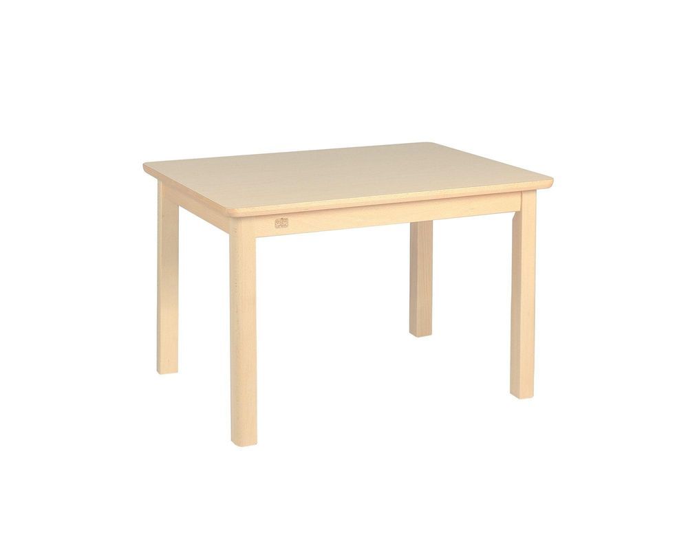 Edu Fun - Elegance Rectangular Table With 4 Legs - Woody - 53 cm