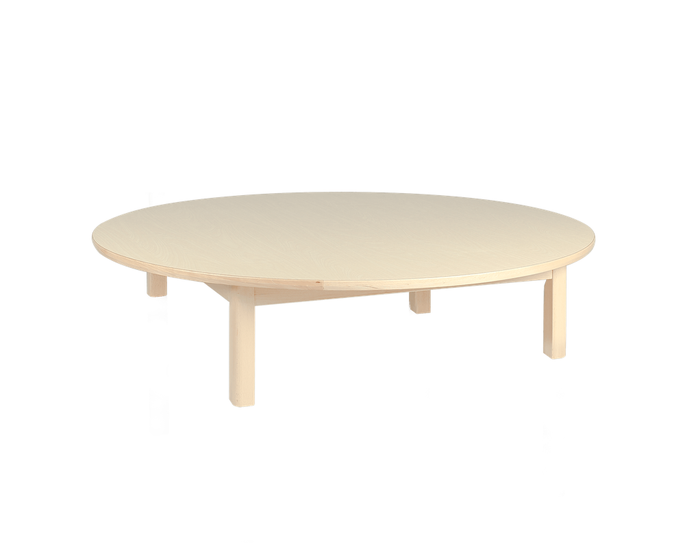 Edu Fun - Elegance Circular Table With 4 Legs - Woody - 36 cm