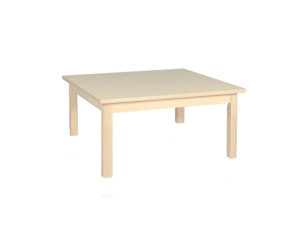 Edu Fun - Elegance Square Table With 4 Legs Set - 40 cm