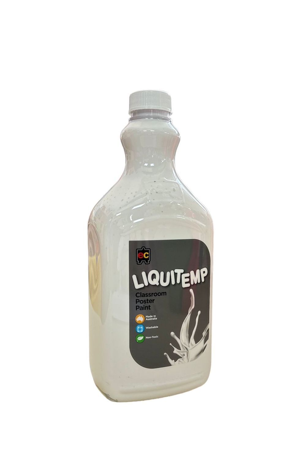 Edu Fun - Liquitemp Classroom Poster Paint - White - 2 L