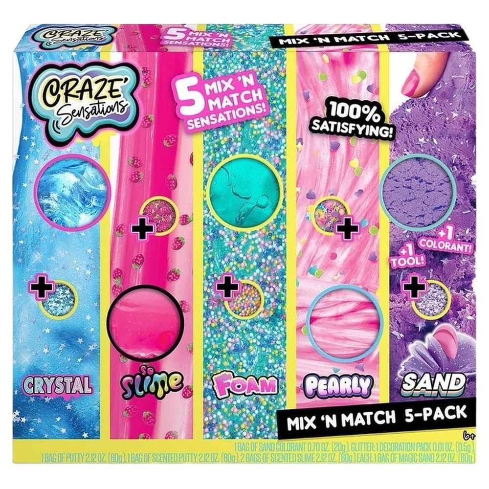 Canal Toys - Mix & Match Slime Kit - 5pcs