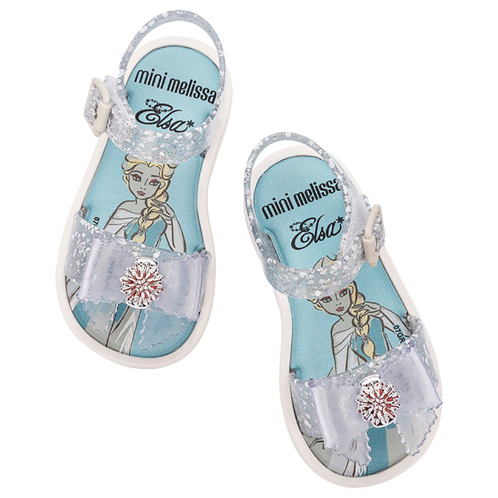 Mini Melissa - Disney Princess Mar Sandal - Glitter Clear