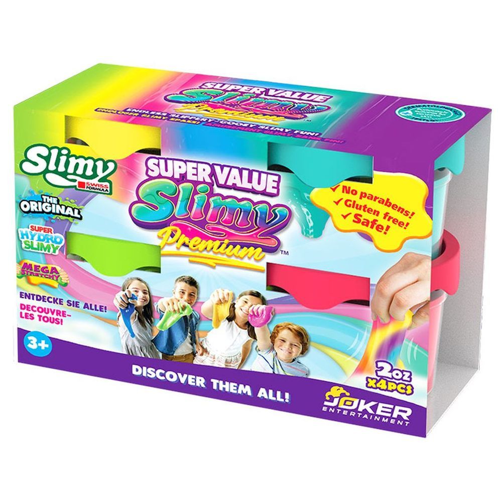 Slimy - Hydro Slime Super Value Premium Pack - 56 g - 4pcs