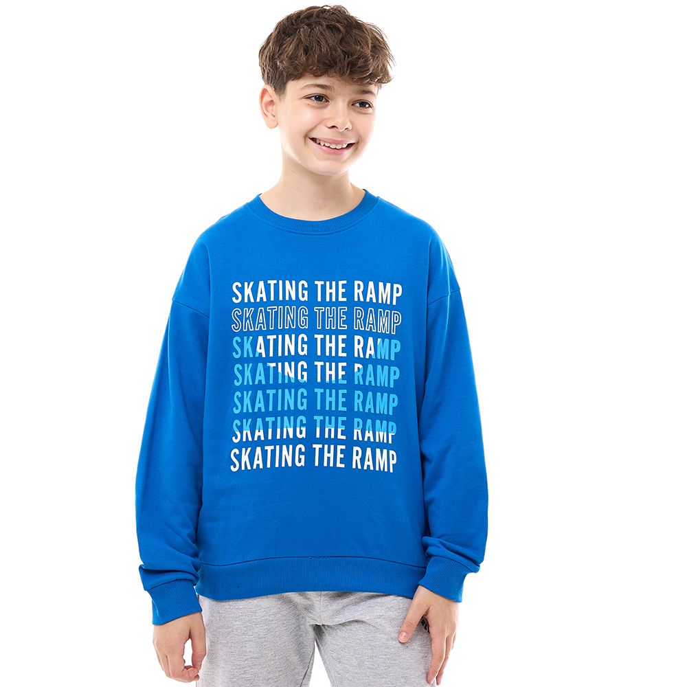 Victor and Jane - Boys' Sweatshirt - Royal Blue