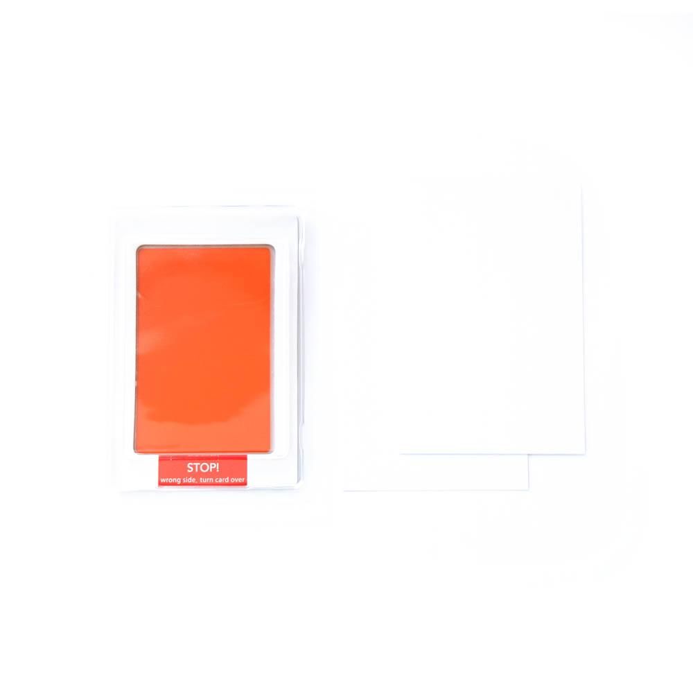 Babies Basic - Clean Fingerprint w/ Two Imprint Cards - 16cm - Orange