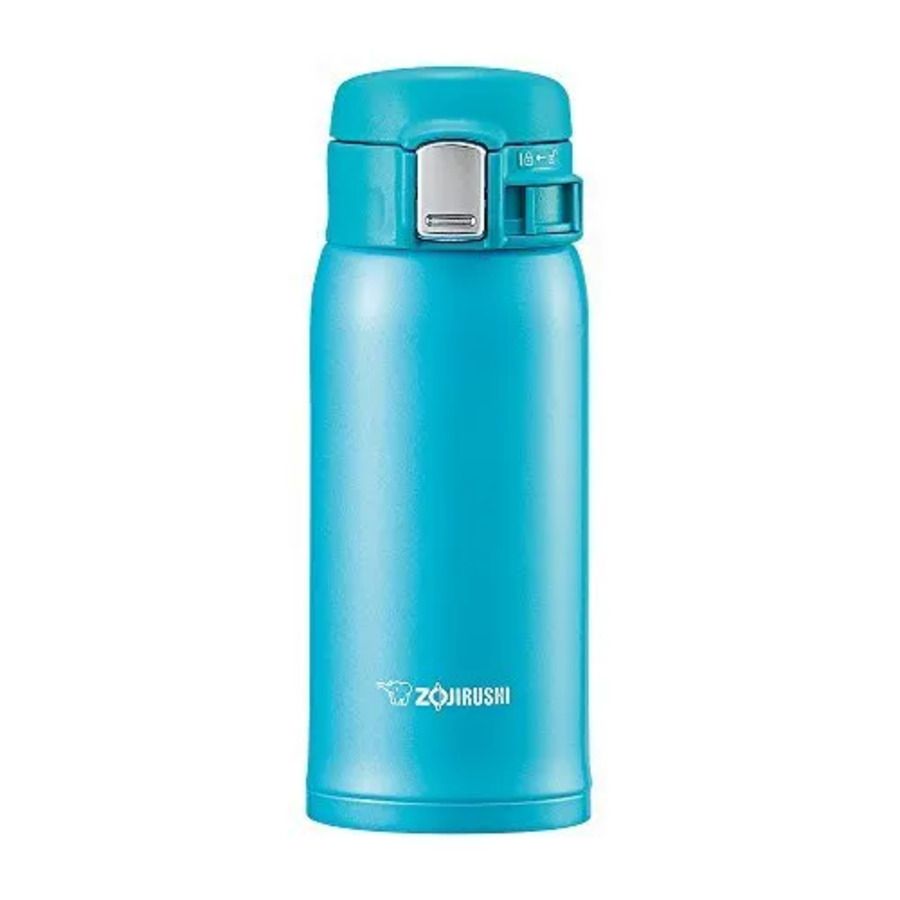 Zojirushi - Stainless Steel Vacuum Bottle - Turquoise Blue - 360 ml