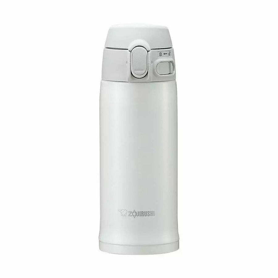 Zojirushi - Stainless Steel Vacuum Bottle - White - 360 ml