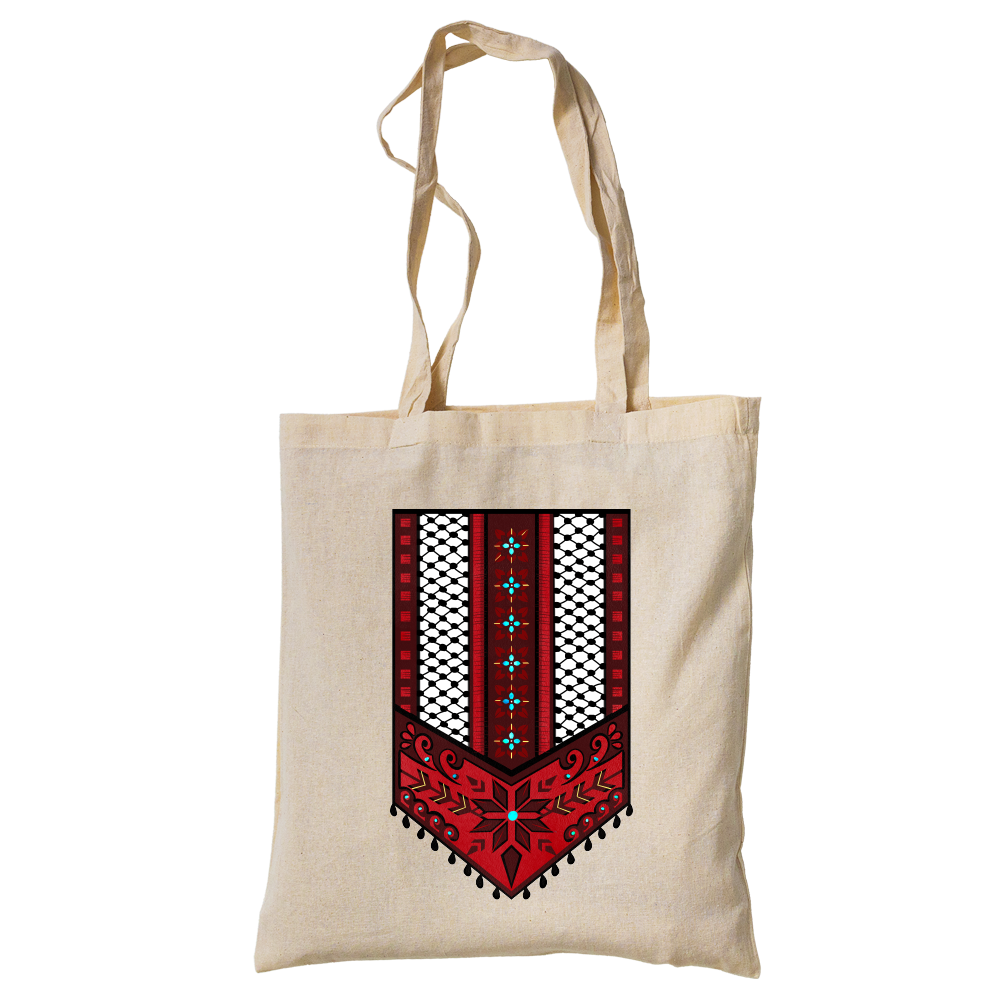 Twinkle Hands - Palestine Eco-friendly Tote Bag - Beige