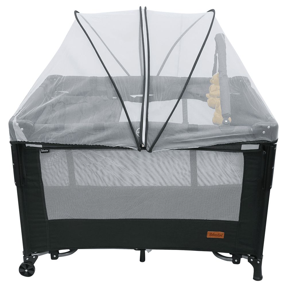 Bebesitos - Next To Me Nursery Center Bassinet And Playard - Grey