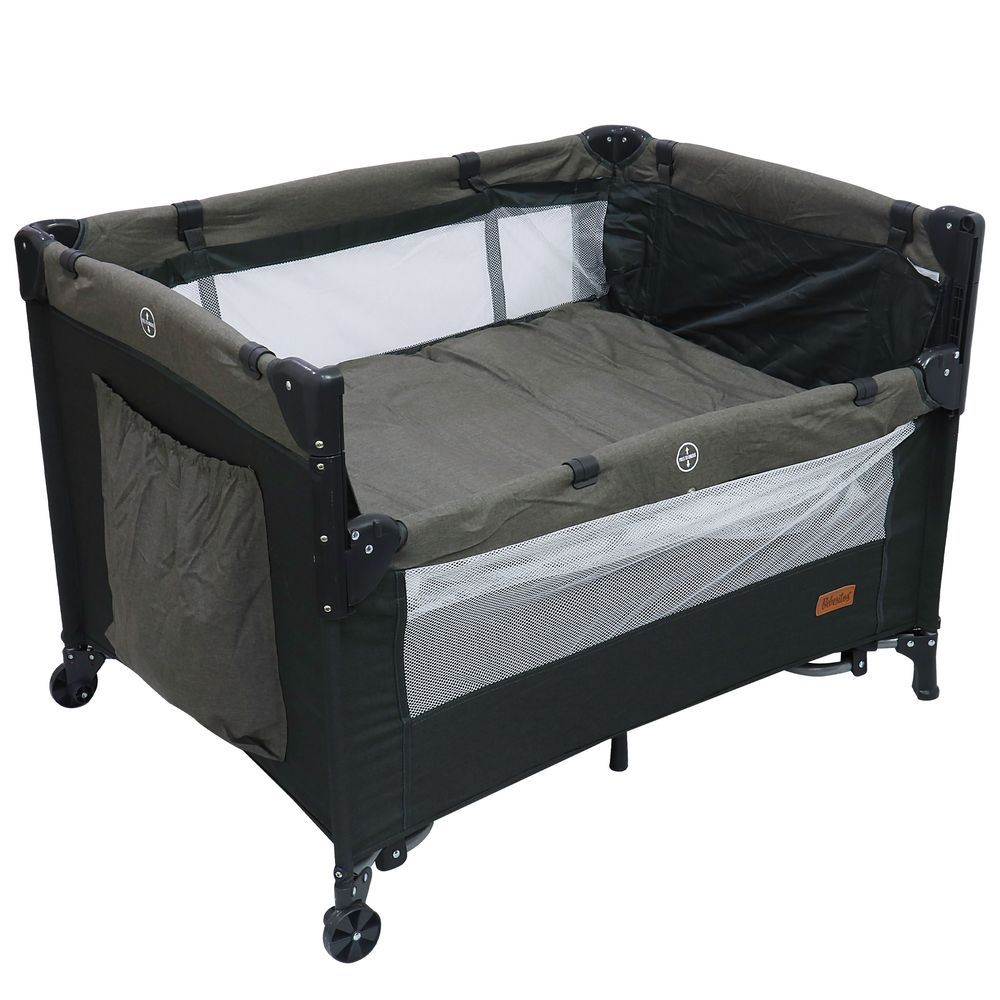 Bebesitos - Next To Me Nursery Center Bassinet And Playard - Grey