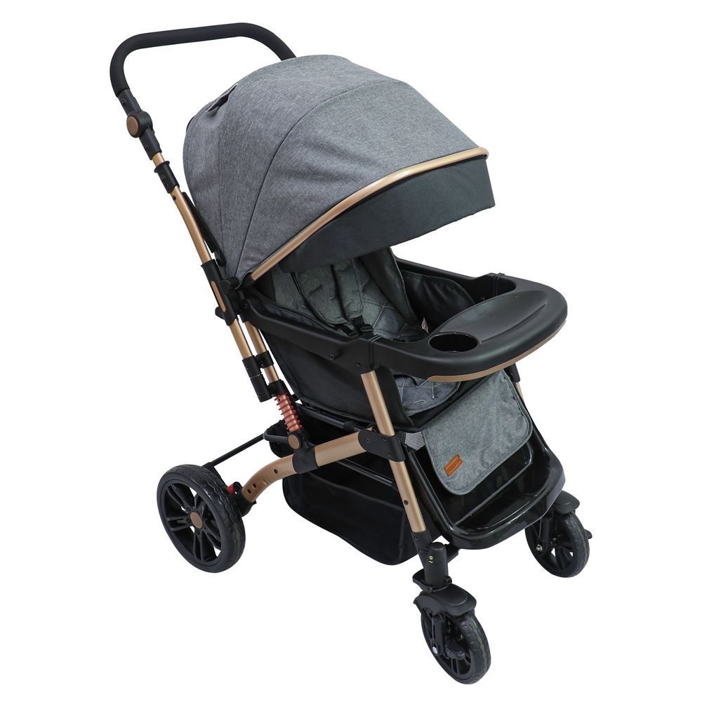 Bebesitos - Proswitch Ultimate Reversible Stroller - Grey