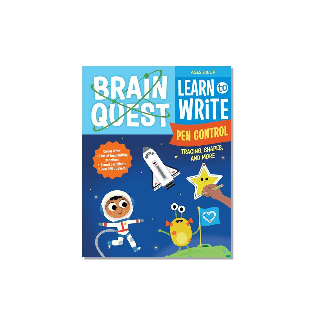 Brain Quest Learn To Write: Pen Control, Tracing, Shapes, And More