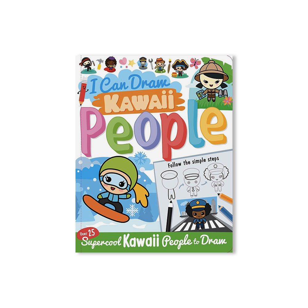 I Can Draw Kawaii People Book