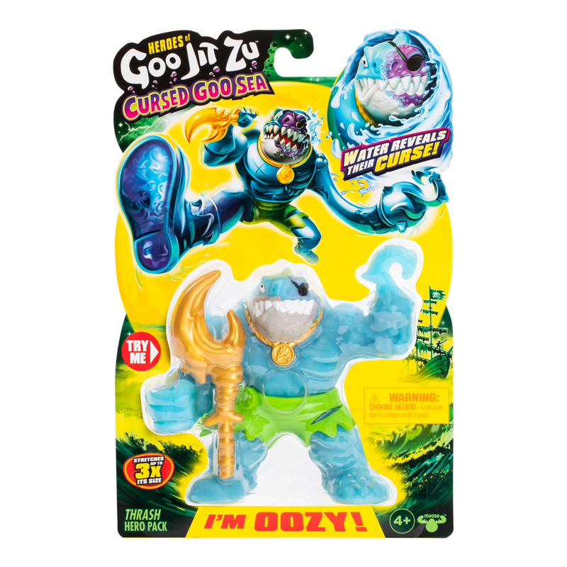 Heroes Of Goo Jit Zu - Cursed Goo Sea S10 Hero Pack - Thrash