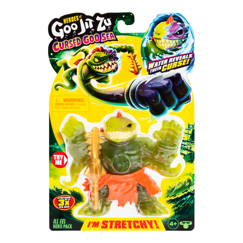 Heroes Of Goo Jit Zu - Cursed Goo Sea S10 Hero Pack - Ill Eel