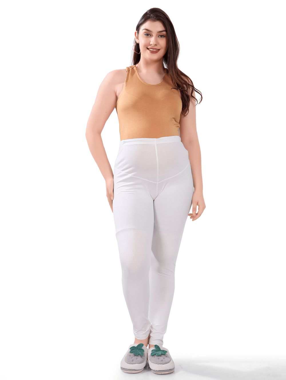 Tummy - Maternity Activewear Leggings - White