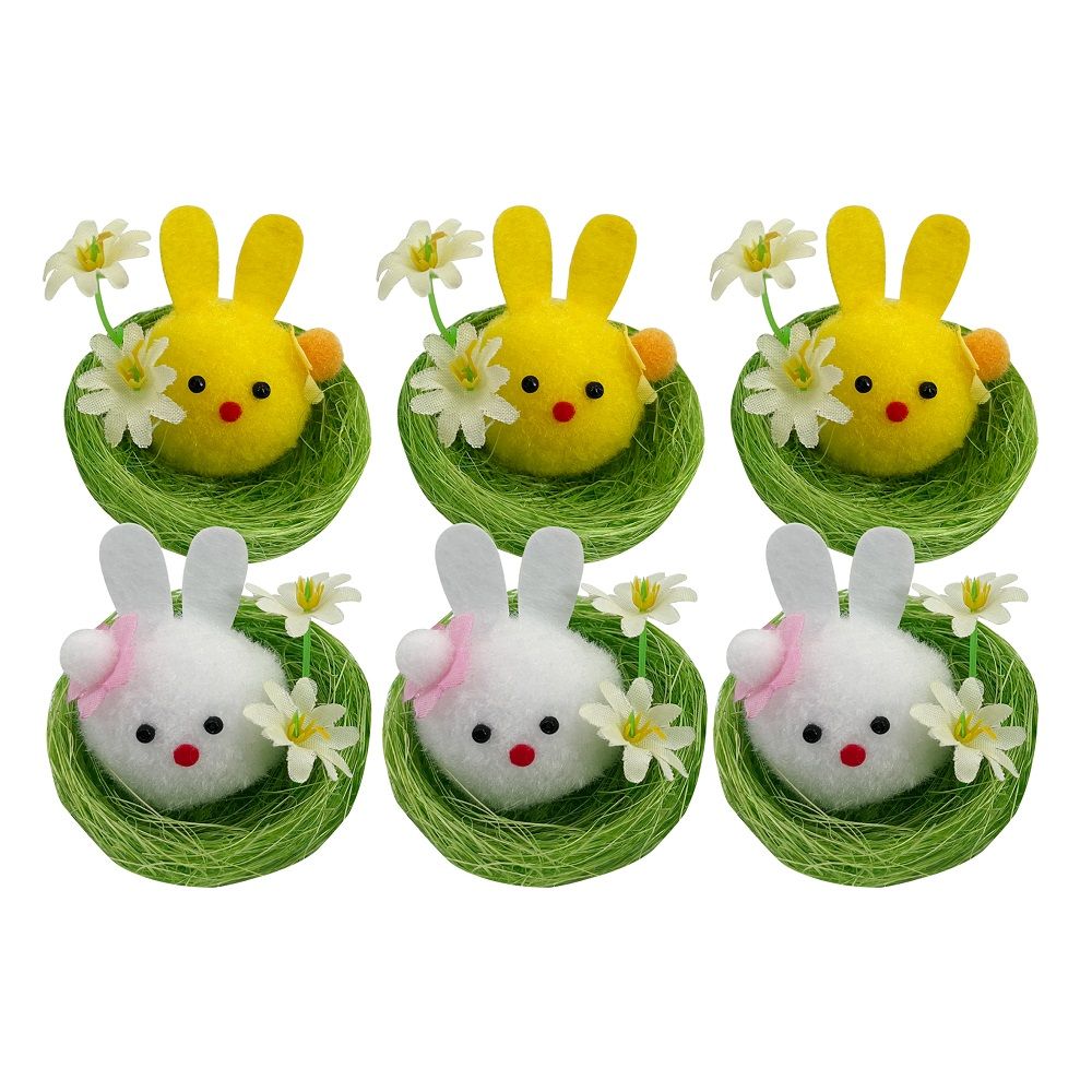 Party Magic - Easter Bunnies 5.5cm - 6pcs/Box