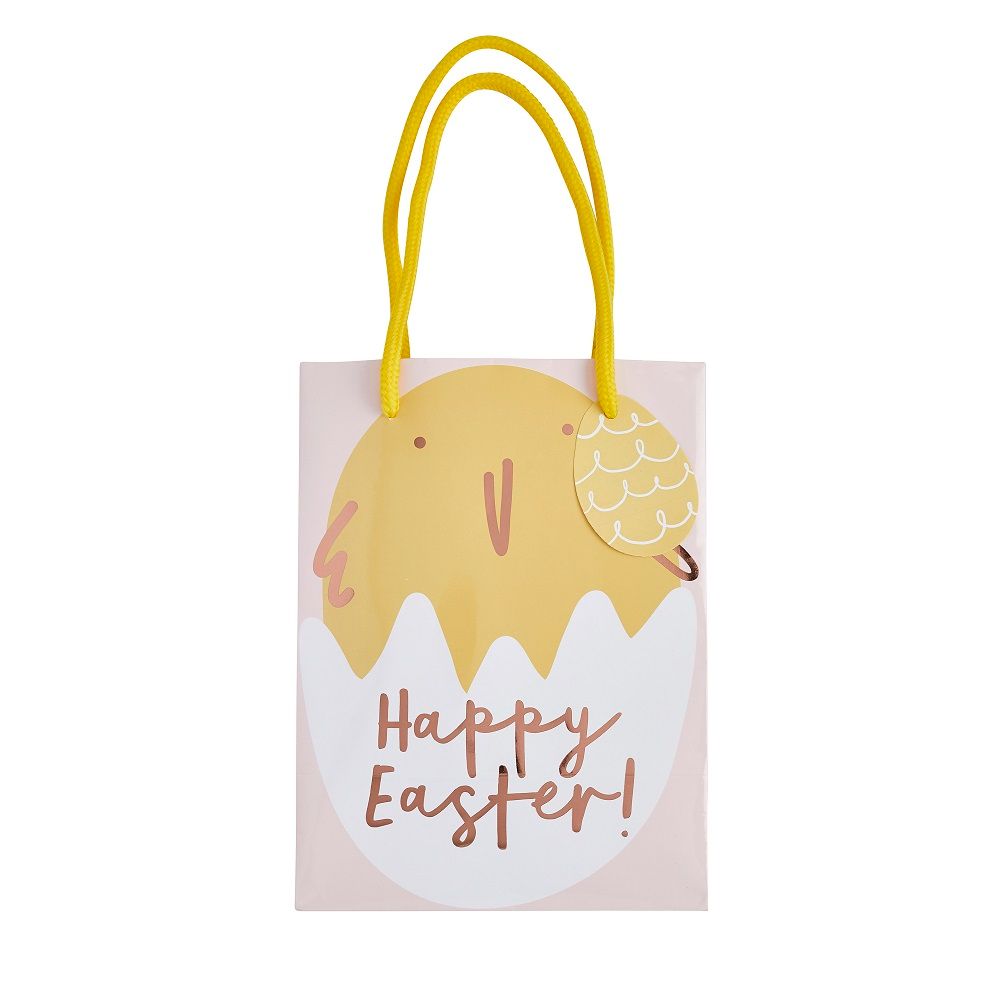 Party Magic - Happy Easter' Chick Gift Bags - Pack of 5