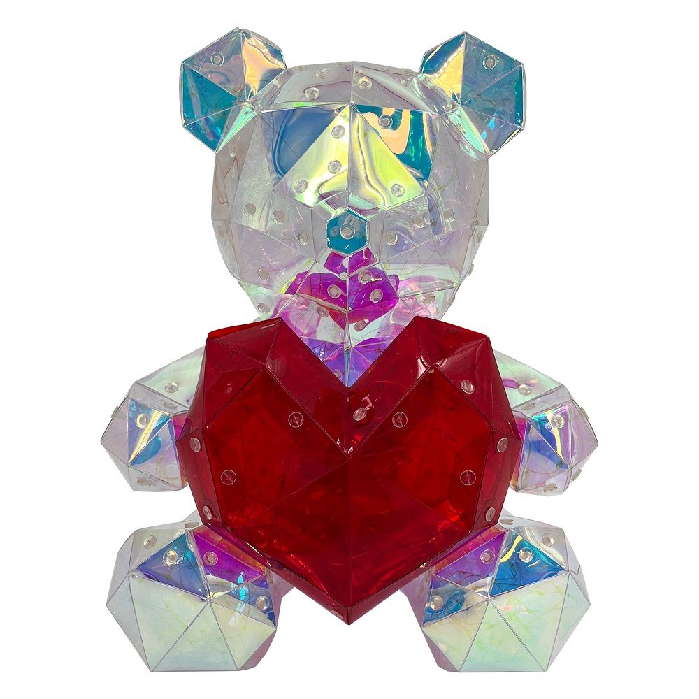 Party Magic - LED Bear With Heart - 30cm