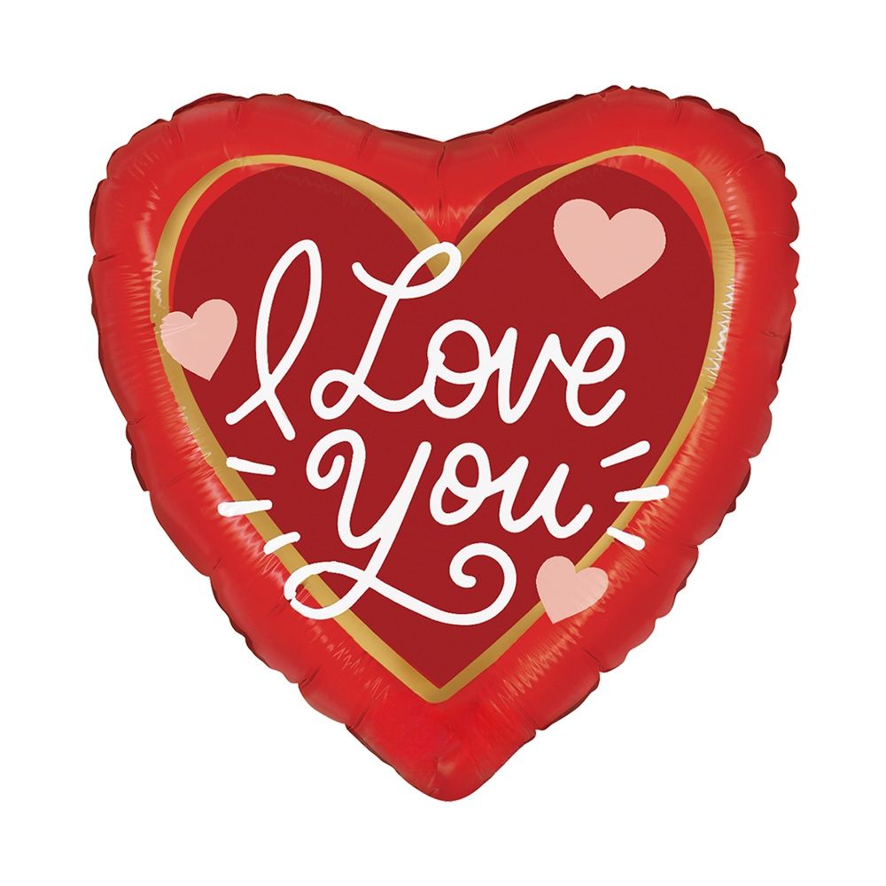 Betallic Balloon Co - Love Messages Foil Balloon 1pc - 18 Inch