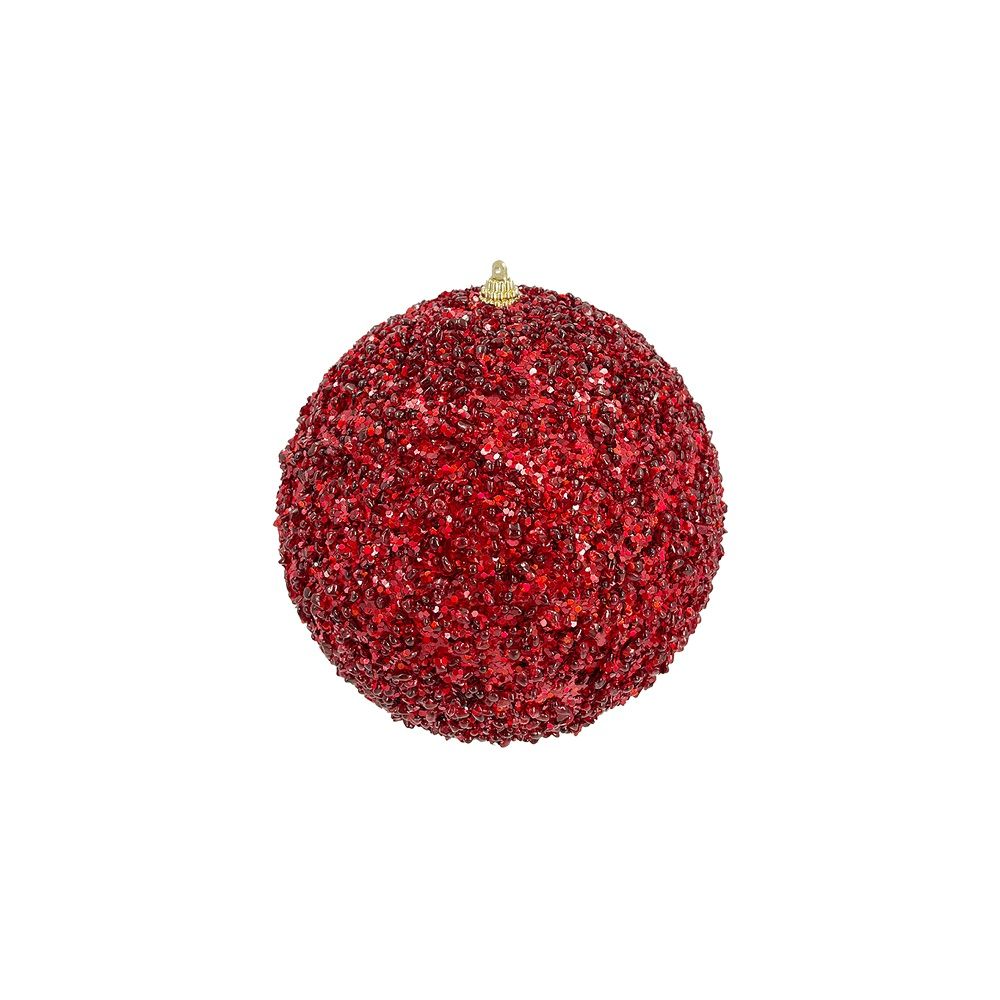 Christmas Magic - Christmas Designer Baubles - Red - 15 cm - 1 Pc