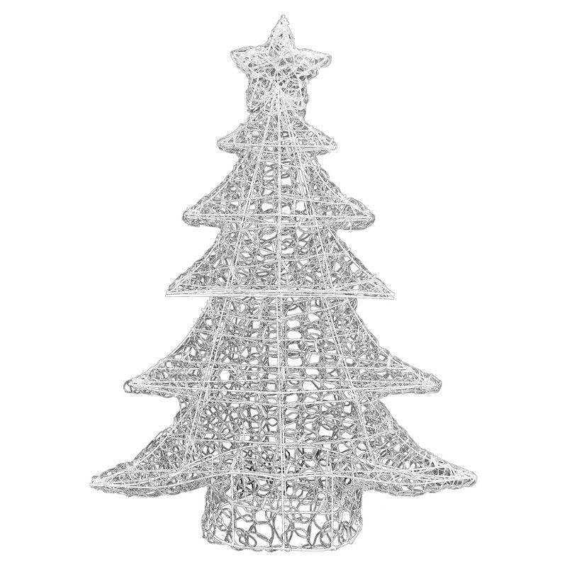 Christmas Magic - 120 LED Metal Tree Decoration - Warm White - 95 cm