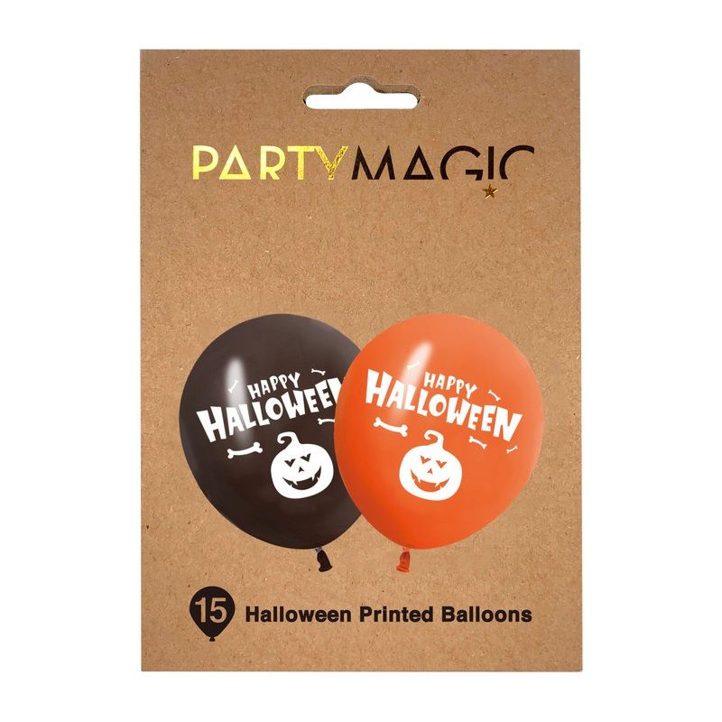 Party Magic - Halloween Printed Balloons - 15pcs