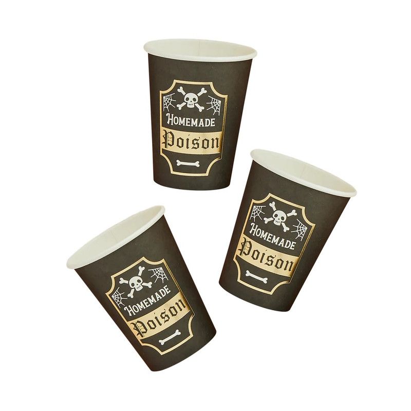 Hootyballoo - Homemade Poison Paper Cups - Pack of 8