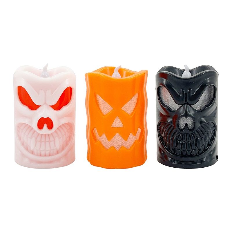 Party Magic - LED Halloween Candle - Style May Vary - 3pcs