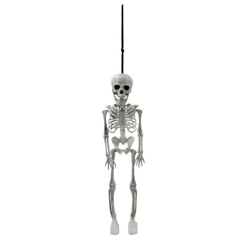 Party Magic - Halloween Decoration Hanging Skeleton - White