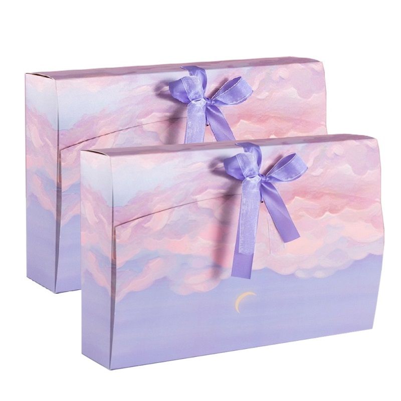 Y-PaperCo. - Purple Clouds Gift Box - M - Pack of 2