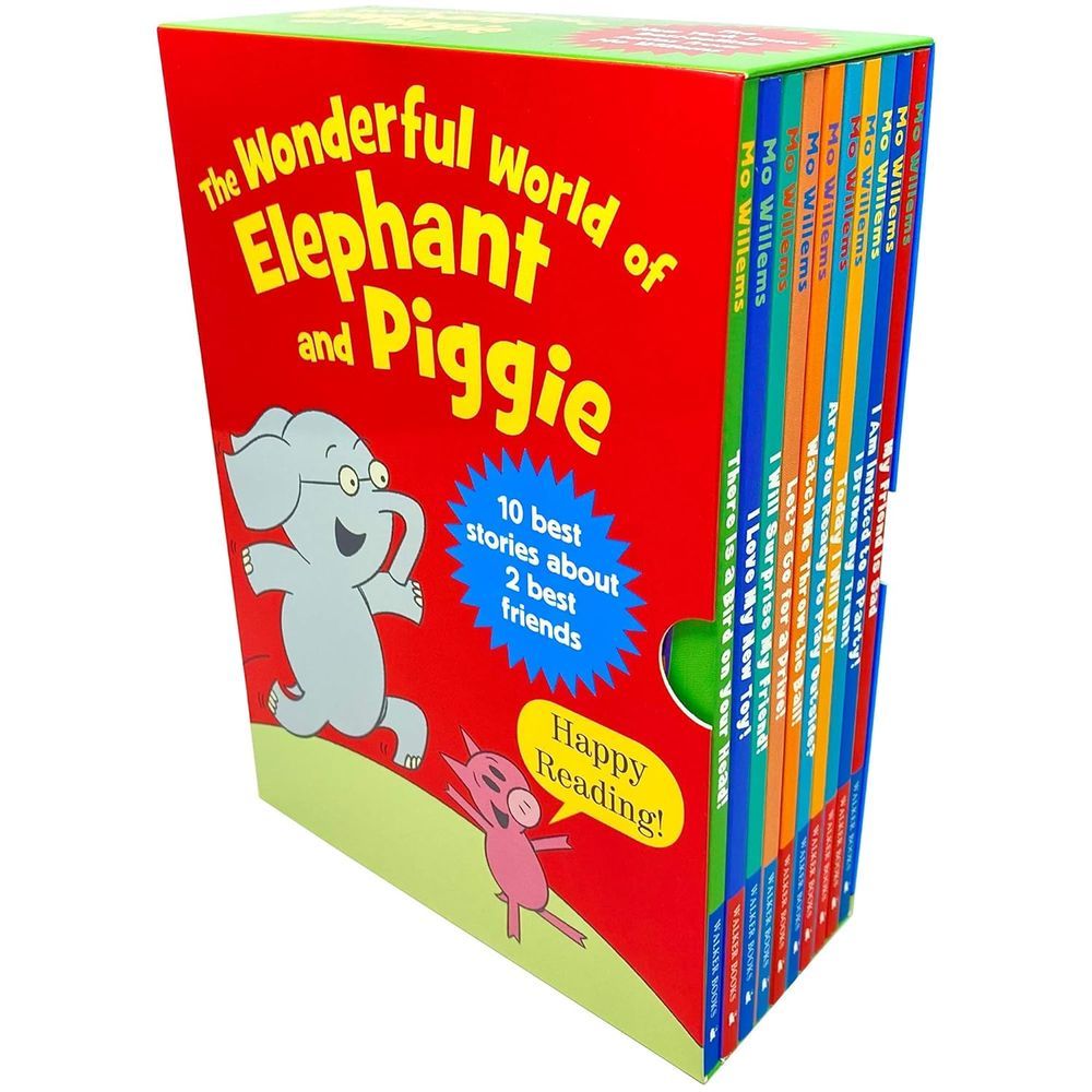 The Wonderful World of Elephant Piggie Series Books - Pack of 10