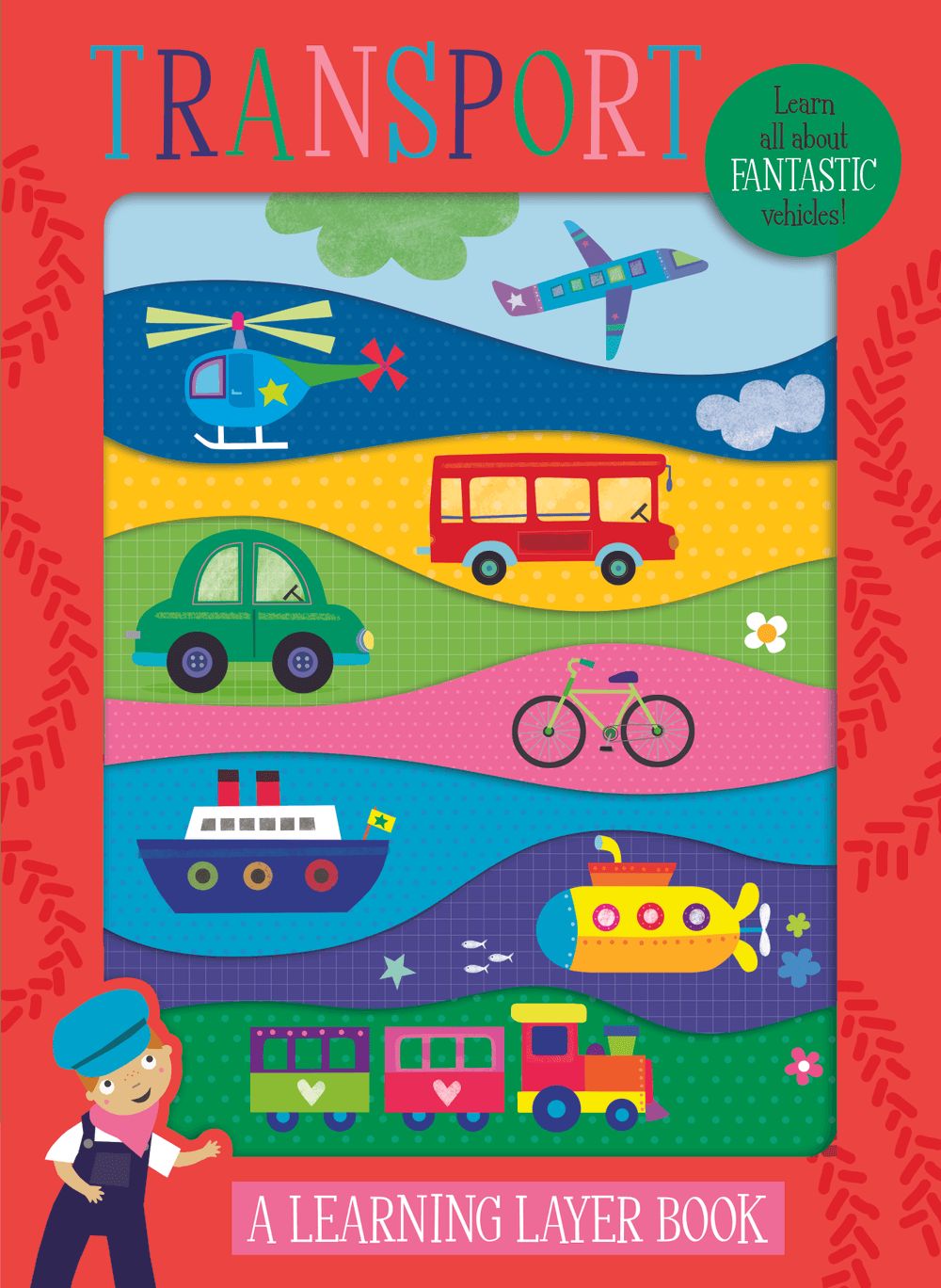 Learning Layer Board Book - Transport