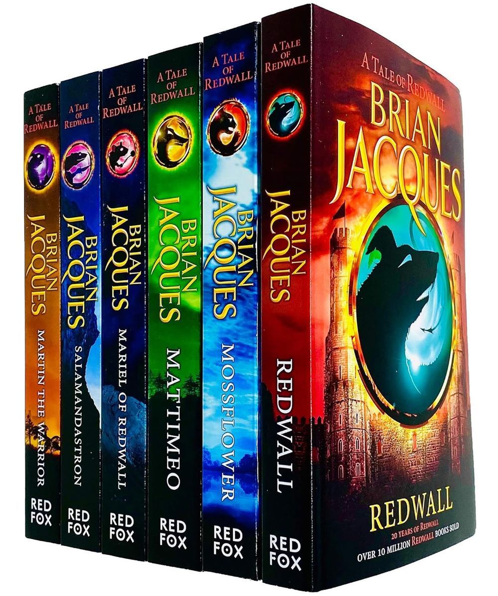 Redwall Series Books By Brian Jacques - Pack of 6