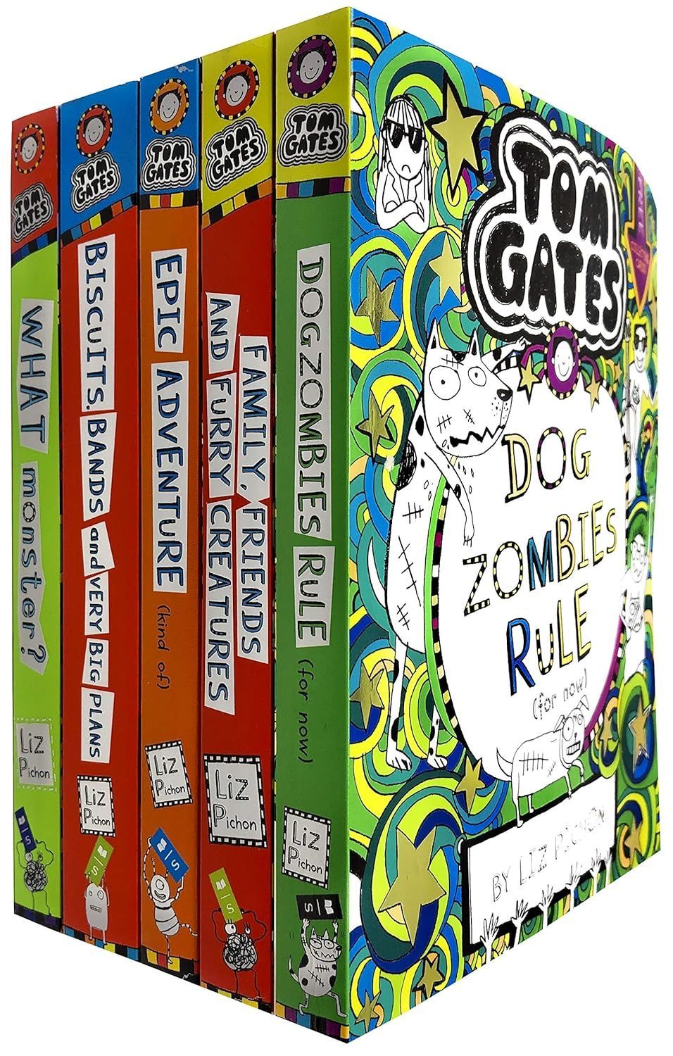 Liz Pichon Tom Gates Books Set: Pack of 5