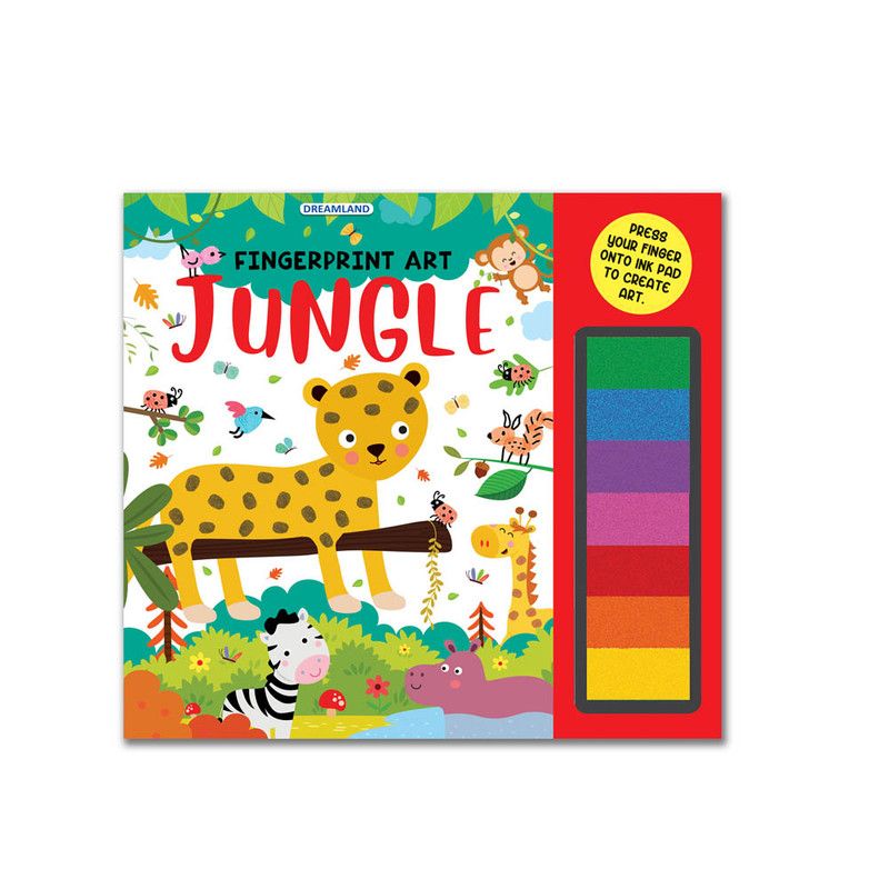 Fingerprint Art Book - Jungle