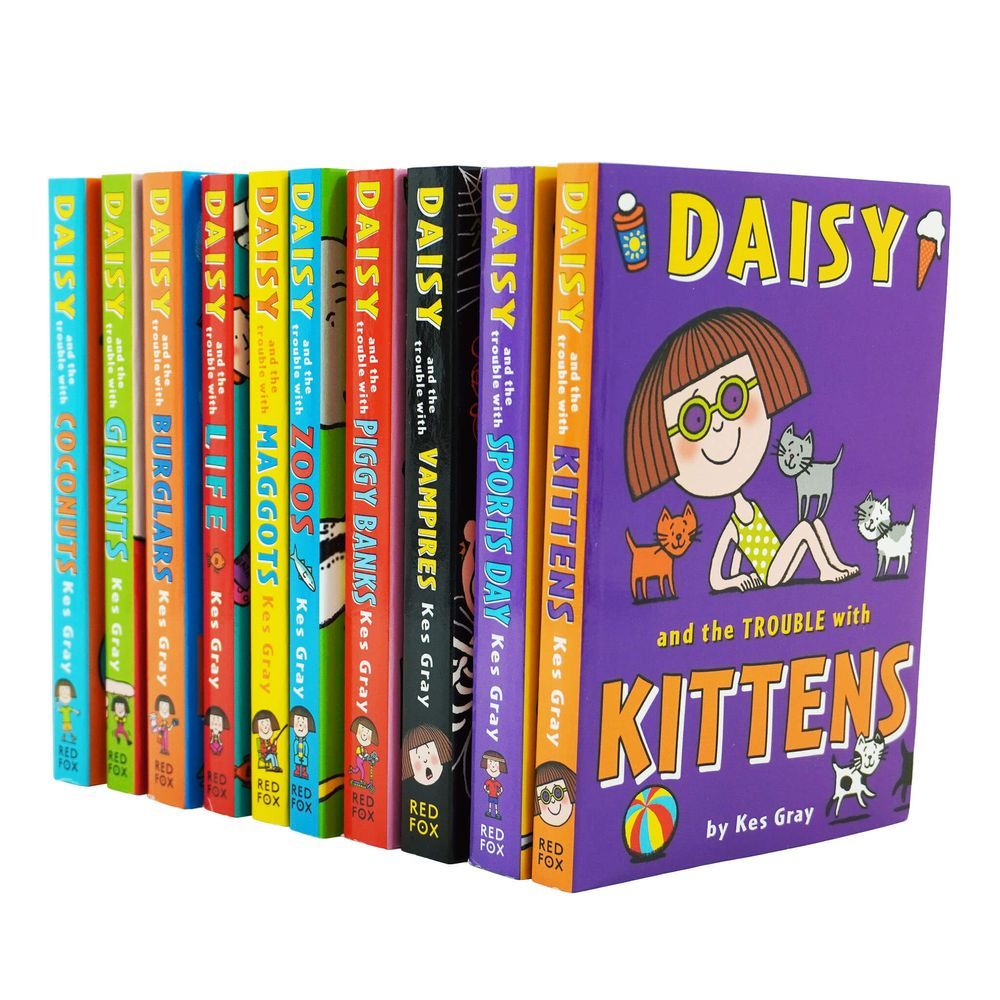 Daisy And The Trouble Collection 10 Books Set By Kes Gray Daisy And The Trouble With Kittens Sport.