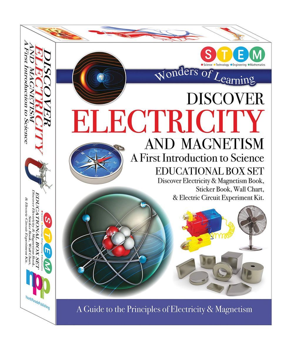 Sticker Book - Discover Electricity And Magnetism