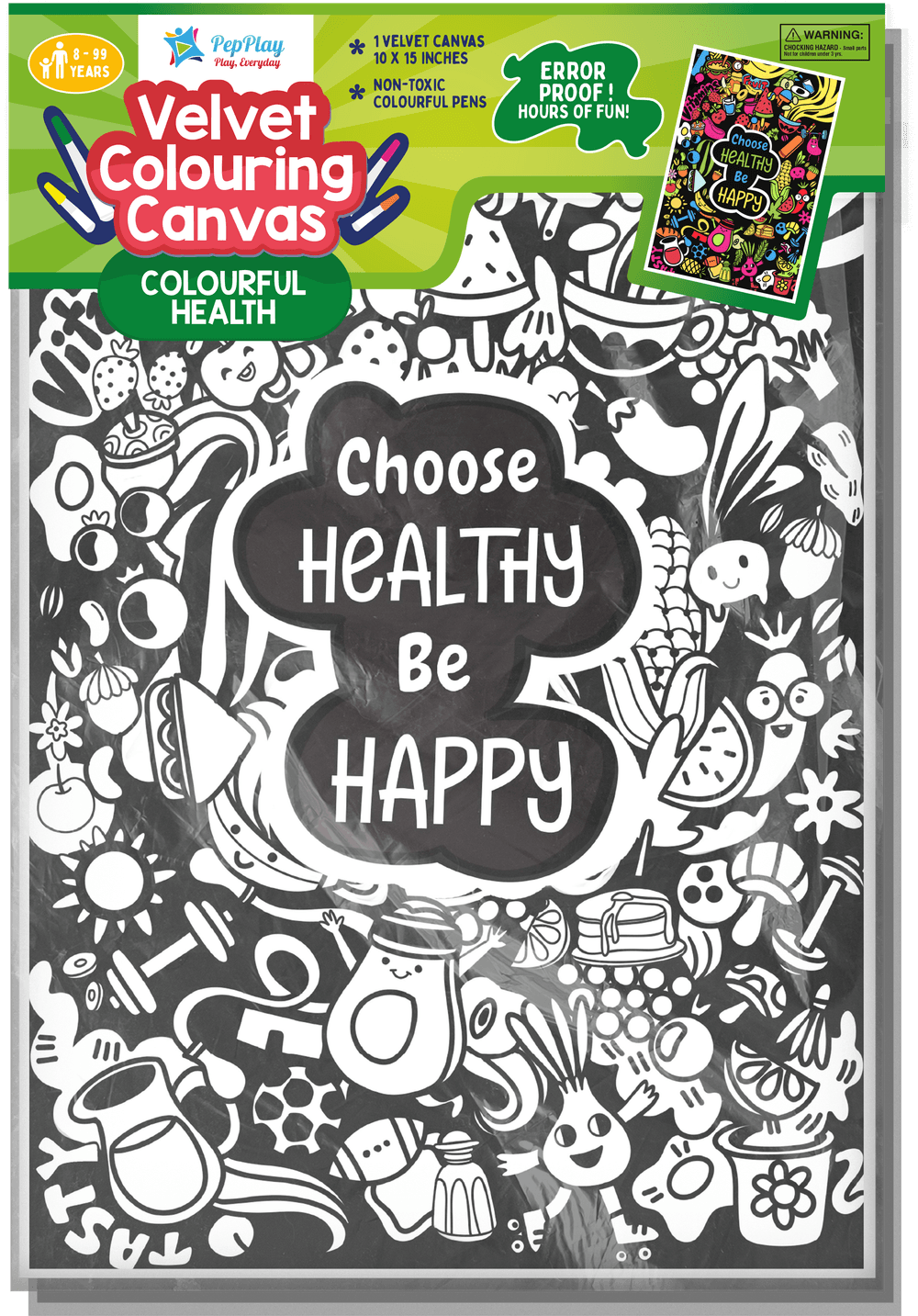 PepPlay - Velvet Colouring Canvas: Melodies of Music