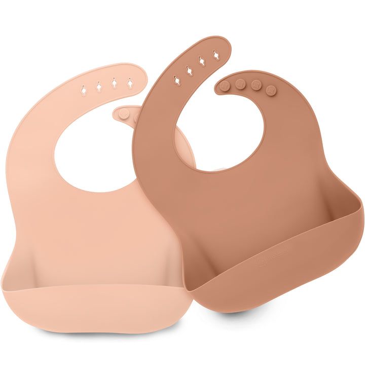 Keababies - Prep Silicone Bibs - Dusk - 2 Pcs