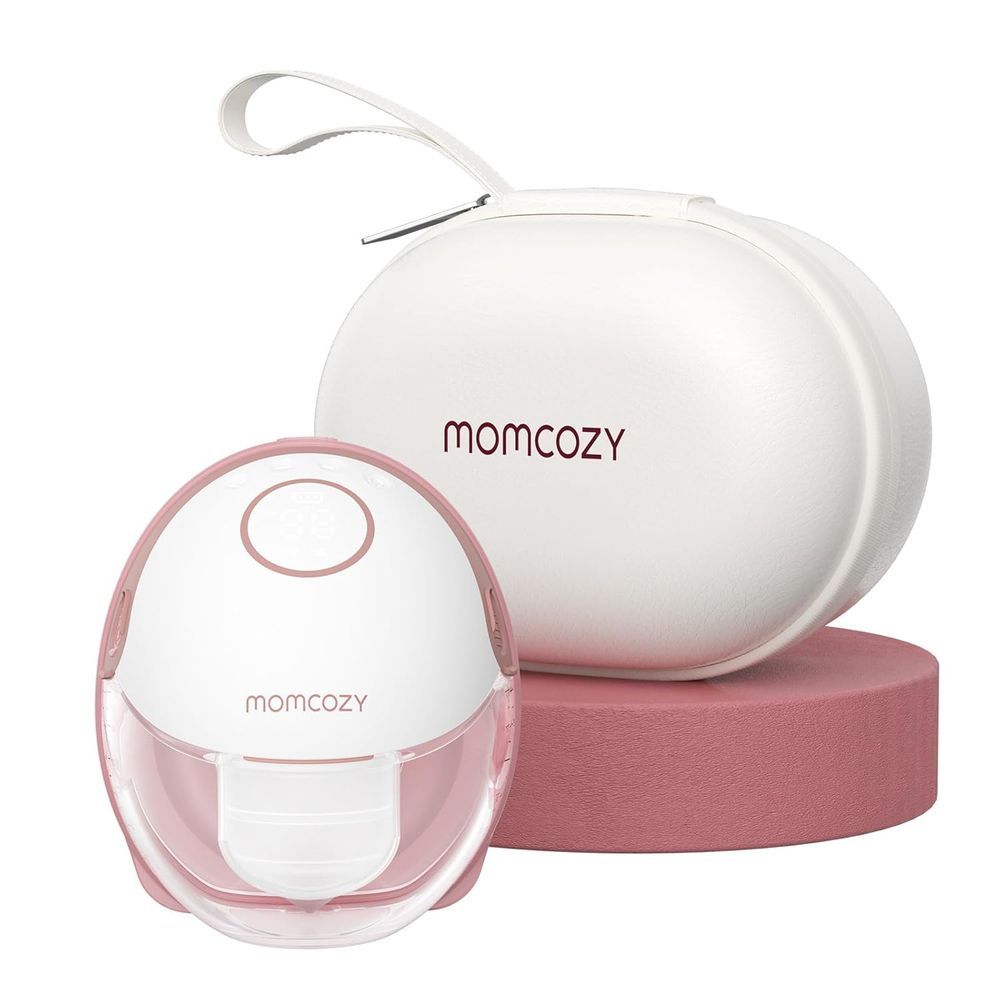 Momcozy - Mobile Style Hands-Free Single Breast Pump M6 - Maroon